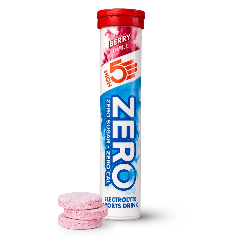 HIGH5 ZERO Electrolyte Tablet - Hydration Tablets Enhanced with Vitamin C - 0 Calories & Sugar Free - Boost Hydration, Performance & Wellness - Berry, 20 Tablets