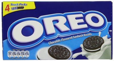 Oreo Cookies Vanilla 176 g (Pack of 12)
