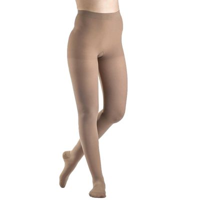 Sigvaris Access Pantyhose 20-30mmHg Unisex Open Toe Short Length, Small Short, Crispa, Small Long, Crispa