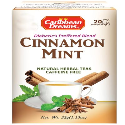 Caribbean Dreams Jamaican Herbal Teas (Diabetics Tea (CinnamonMint))