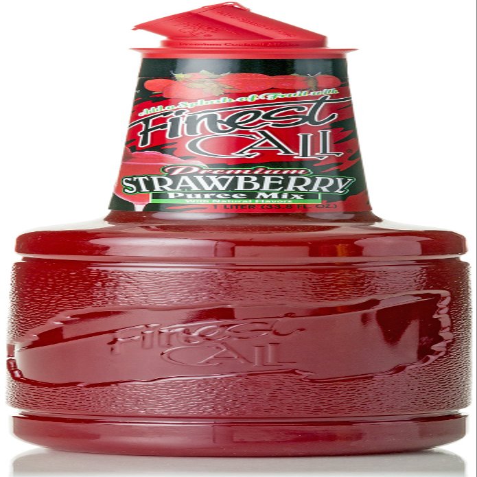 Finest Call Premium Strawberry Puree Drink Mix Bottle, 1L/33.8 Fl. Oz.
