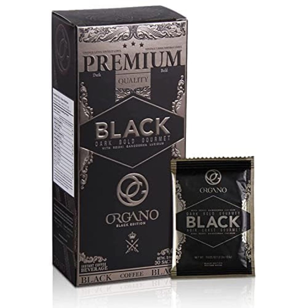 ORGANO Gourmet Instant Black coffee with Ganoderma Lucidum (30 sachets)
