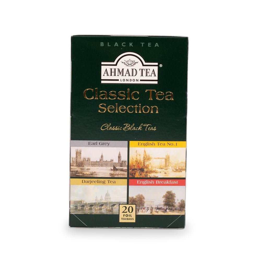 Ahmad Tea Black Tea - Classic Black Selection 20 Teabag (Sachets)