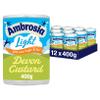Ambrosia Light Devon Custard Cans, 30% Less Sugar & Fat, Creamy Ready-to-Eat Dessert, 400 g (Pack of 12) view 1