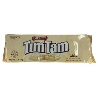 Candy Arnott's Tim Tam Biscuits White Chocolate, 200 g