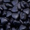 100 Navy Blue Foil Wrapped Milk Chocolate Hearts view 1