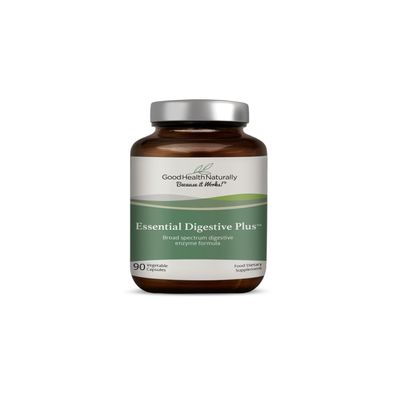 Essential Digestive Plus, Digestive Health Supplement | 90 Vegetable Capsules - Good Health Naturally