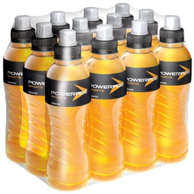 Powerade Sports Orange Disposable Pack of 12 x 500 ml