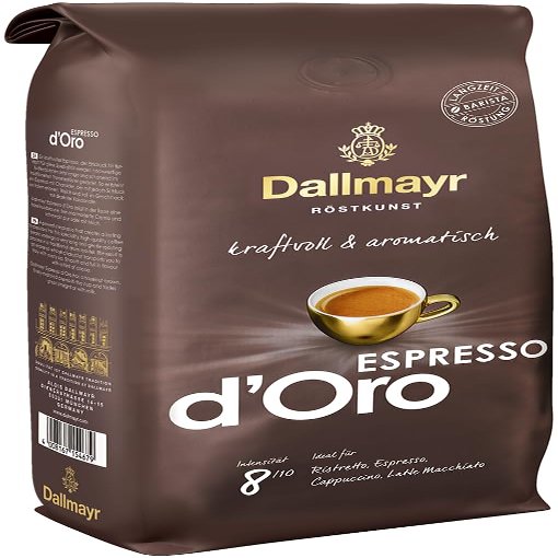 Dallmayr Espresso D 'oro in Beans, Pack of 1 x 1000g Bag)
