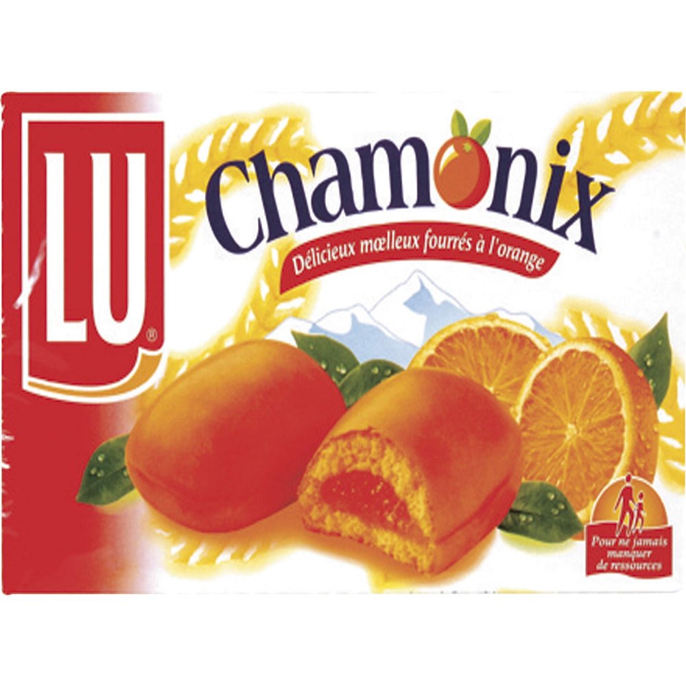 Chamonix Biscuit Filled with Orange Marmalade LU 250g