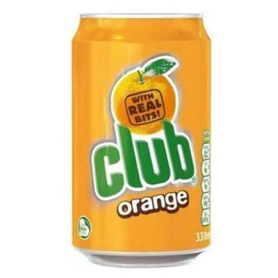 Club Orange Can 330Ml (Pack of 4)