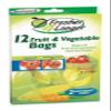 Sealapack Fresh For longer Fruit & Veg Bags 12 Pk, Green view 1