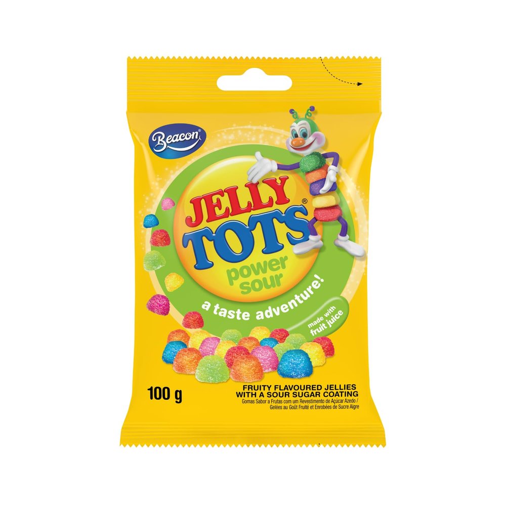 Wilsons Jelly Tots - Power Sour - 100g