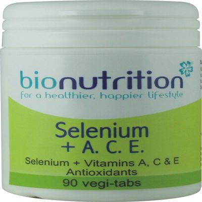 Bio Nutrition Selenium + A. C. E. - Antioxidant and Immune Combination - 90 vegi-tabs