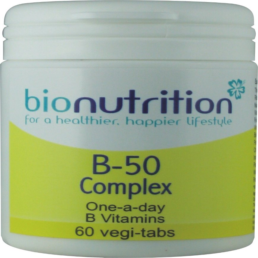 Bio Nutrition B-50 Complex : One-A-Day : Women's health vitamins : 60 vegi-tabs
