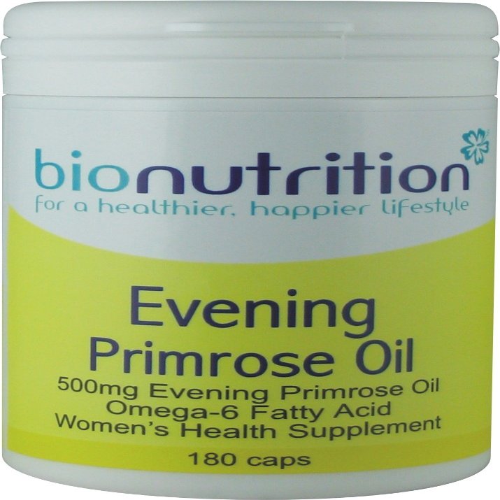 Bio Nutrition Evening Primrose Oil 500mg : Women's Health herb : 180 caps