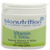 Bio Nutrition Vitamin E 500iu : Antioxidant Vitamin E Supplement : 30 vegi-tabs view 1