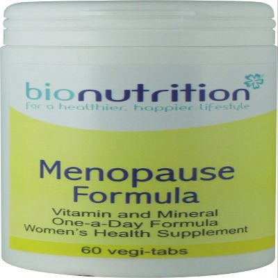 Bio Nutrition Menopause Formula : One-A-Day : Women's Health Multivitamin and Mineral Supplement : 60 vegi-tabs