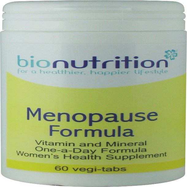 Bio Nutrition Menopause Formula : One-A-Day : Women's Health Multivitamin and Mineral Supplement : 60 vegi-tabs
