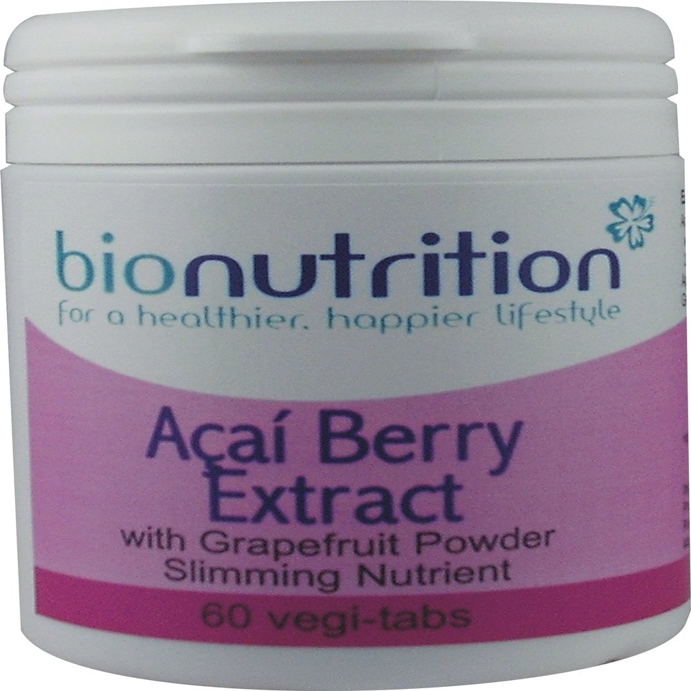 Bio Nutrition Acai Berry Extract : Slim 'n' trim herb : 60 vegi-tabs