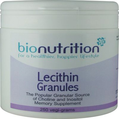 Bio Nutrition Lecithin Granules : Sleep, Mood and Memory Supplement : 250g granules