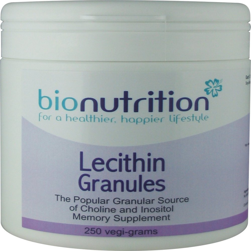 Bio Nutrition Lecithin Granules : Sleep, Mood and Memory Supplement : 250g granules