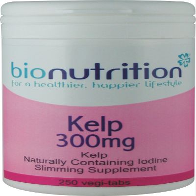 Bio Nutrition Kelp 300mg : Slim 'n' Trim Metabolism and Brain Supplement : 250 vegi-tabs