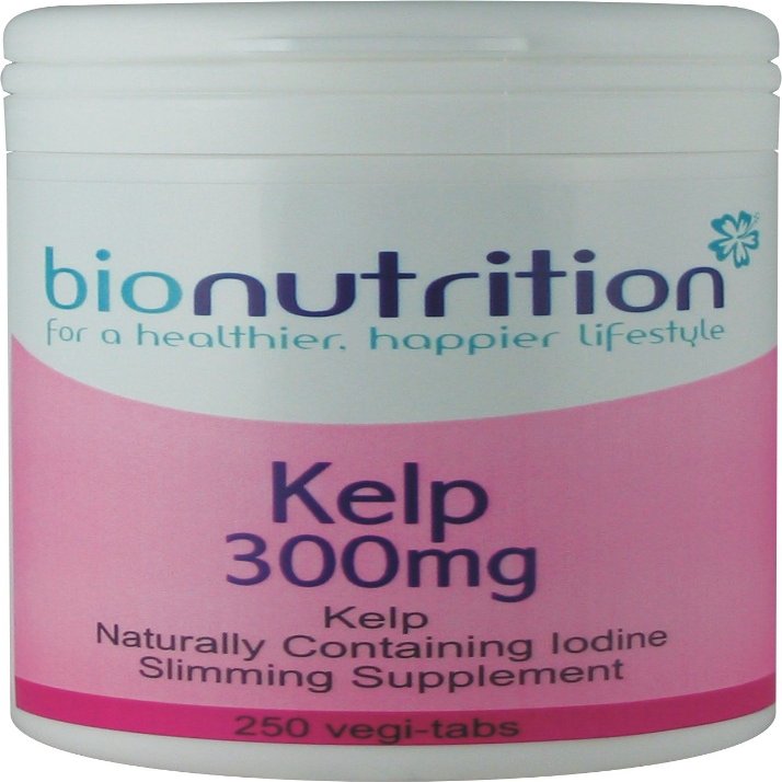 Bio Nutrition Kelp 300mg : Slim 'n' Trim Metabolism and Brain Supplement : 250 vegi-tabs