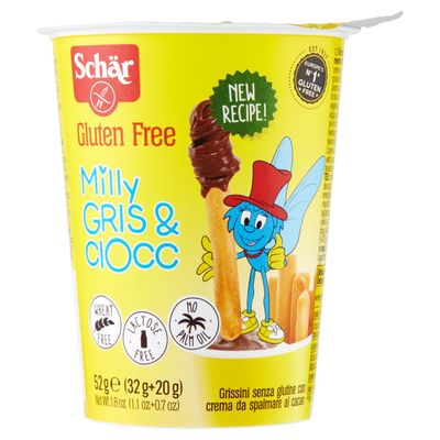 DR. SCHAR - CHOCOLATE GRISSINI MILLY 52gr