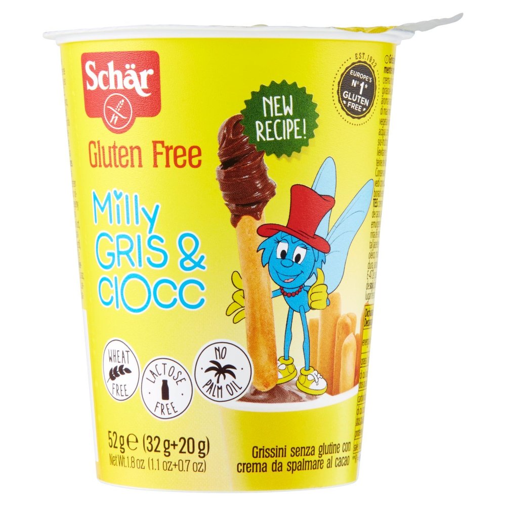 DR. SCHAR - CHOCOLATE GRISSINI MILLY 52gr