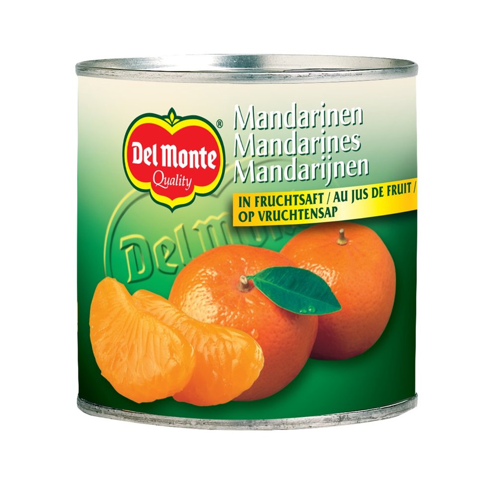 Del Monte Mandarin Orange Juice, [Pack of 12 314 ml Tubes)