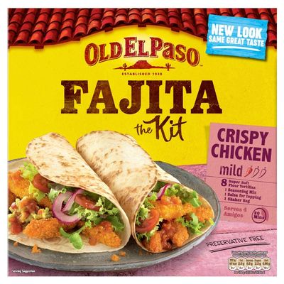 Old El Paso Crispy Chicken Fajita Kit, 555g