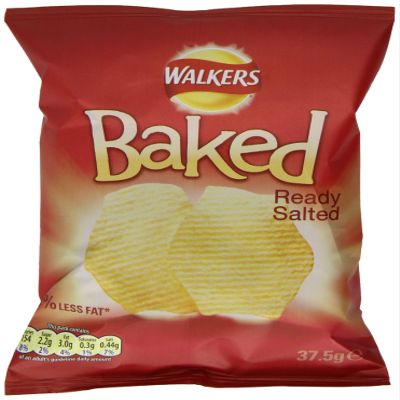 Baked Walkers Ready Salted, 37.5 g (Pack of 32)
