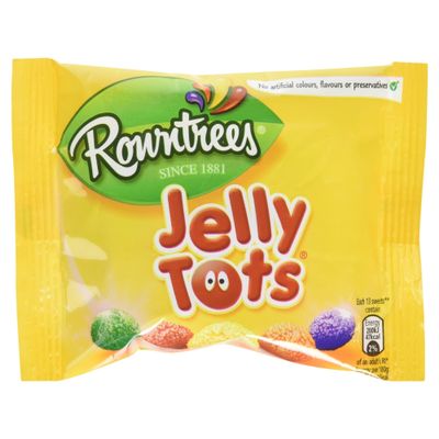 Nestl Rowntrees Jelly Tots Sweets Bag, Vegan Friendly, 42 g