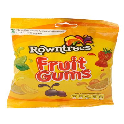 Rowntree's Fruit Gums Sharing Bag 170 g (Pack of 12)