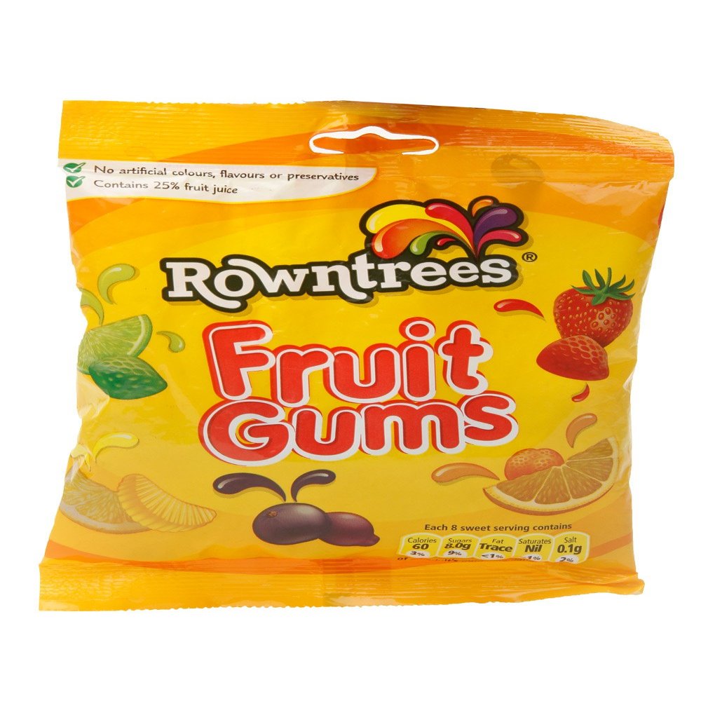 Rowntree's Fruit Gums Sharing Bag 170 g (Pack of 12)