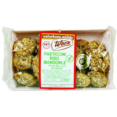 Werz Rice Pastries/mand 125g