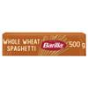 Barilla Wholegrain Spaghetti Pasta Integrale, whole durum wheat semolina pasta natural source of fibre, Pack of 10 x 500g view 1
