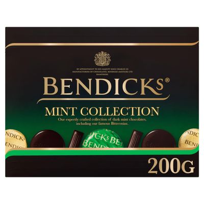 Bendicks Dark Chocolate Mint Collection - Bittermints, Chocolate Mint Crisps & Fondants, Assorted Minty Treats, 200 g (Pack of 1)