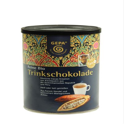 Coupled Fine Organic Drinking Chocolate Pack of 2 x 250 g Pack of 2)  Organic