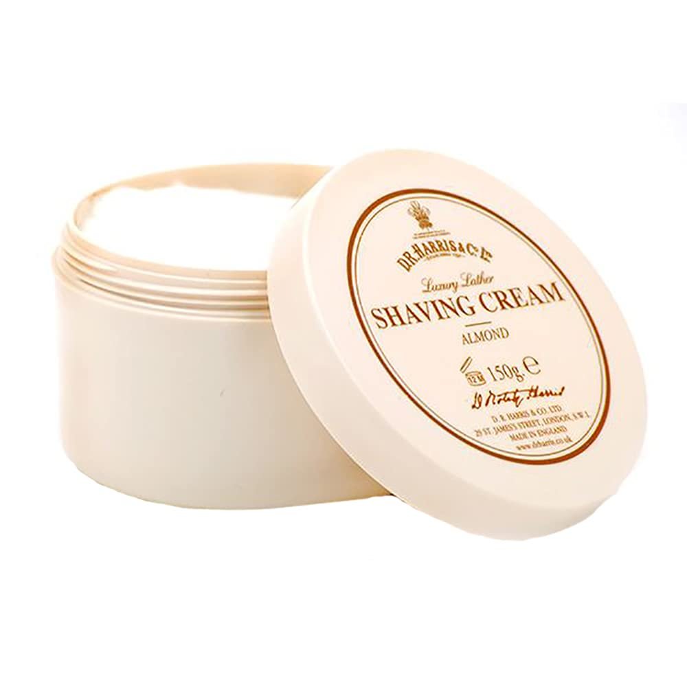 D.R Harris Luxury Lather Shaving Cream Bowl 150g - Almond Almond