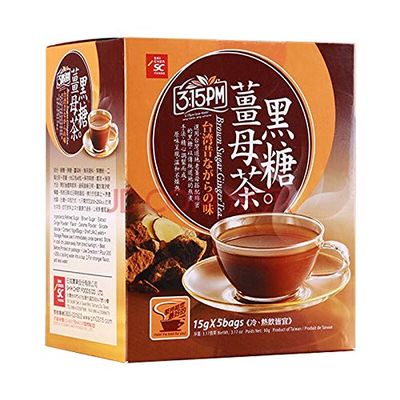 3:15PM Brown Sugar Ginger Tea 75g, 5 Sachets