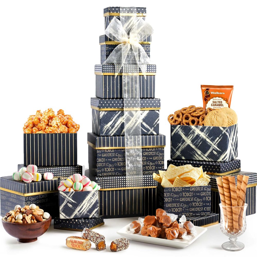 Broadway Basketeers Ultimate Gourmet Gift Tower