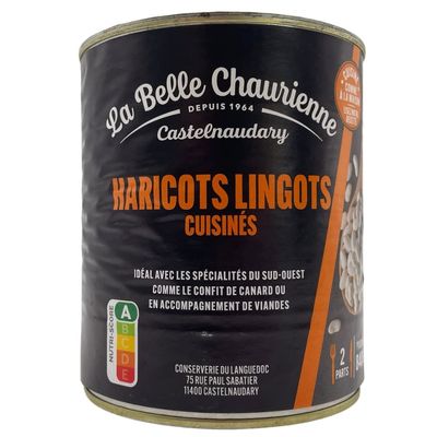 La Belle Chaurienne Lingot Beans Cooked in Duck Fat 840g