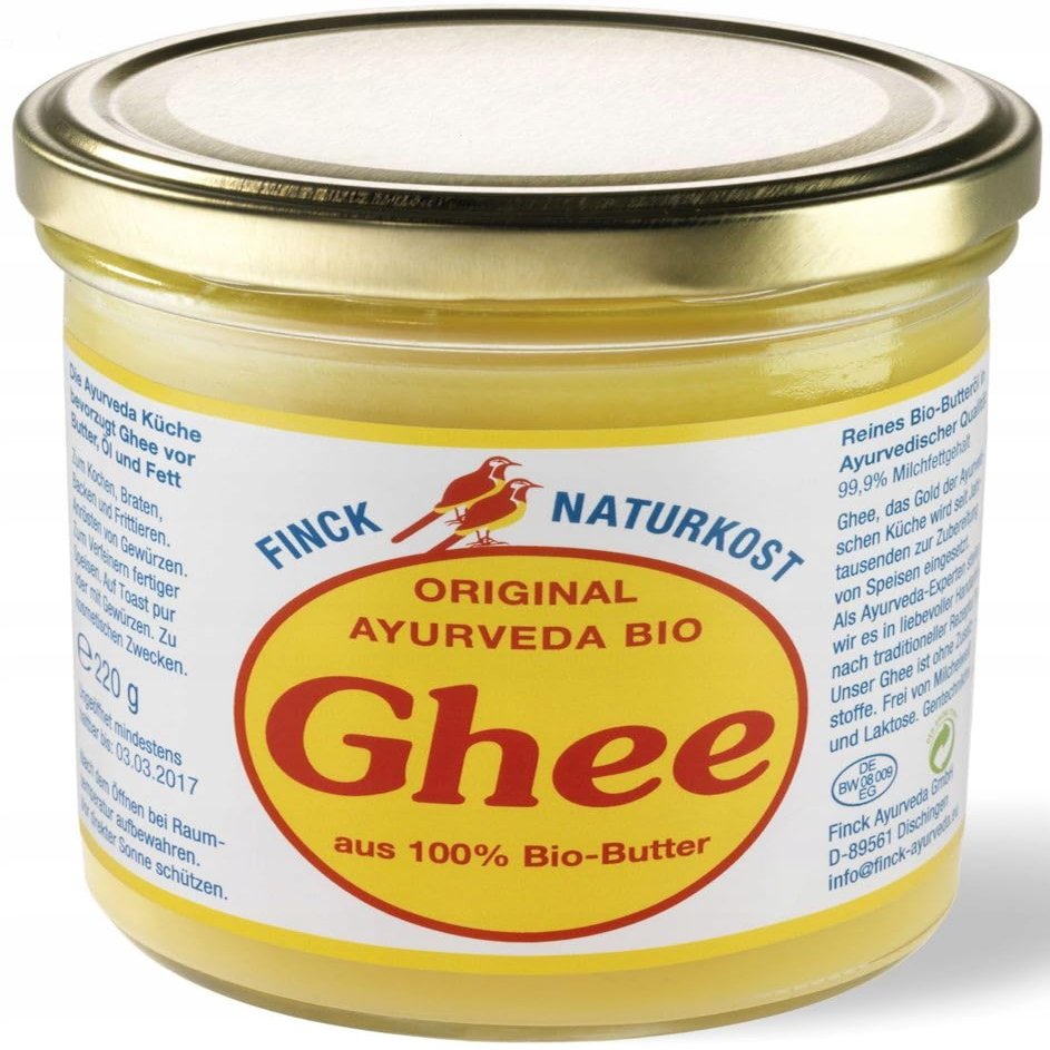 GHEE CLARIFIED Butter BIO 220 g- FINCK AYURVEDA