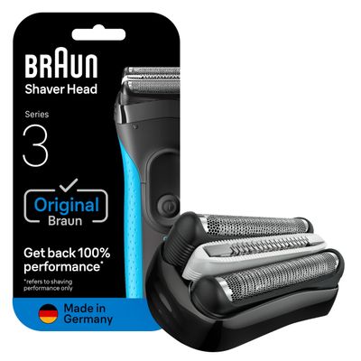Braun Series 3 32B Foil & Cutter Head, Compatible with Models 3000s, 3010s, 3040s, 3050cc, 3070cc, 3080s, 3090cc (Packaging May Vary)
