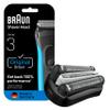 Braun Series 3 32B Foil & Cutter Head, Compatible with Models 3000s, 3010s, 3040s, 3050cc, 3070cc, 3080s, 3090cc (Packaging May Vary) view 1
