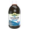 Natures Aid Cod Liver Oil Liquid 500ml - High Strength Omega-3 Fish Oil with Vitamins A & D - Supports Immune System Heart Health Brain Function and Vision - Non-GMO - Purity Guaranteed view 1