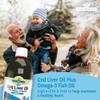 Natures Aid Cod Liver Oil Liquid 500ml - High Strength Omega-3 Fish Oil with Vitamins A & D - Supports Immune System Heart Health Brain Function and Vision - Non-GMO - Purity Guaranteed view 2