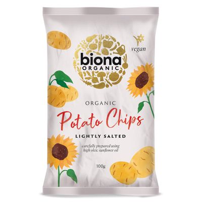 Biona Organic Potato Chips, 100g